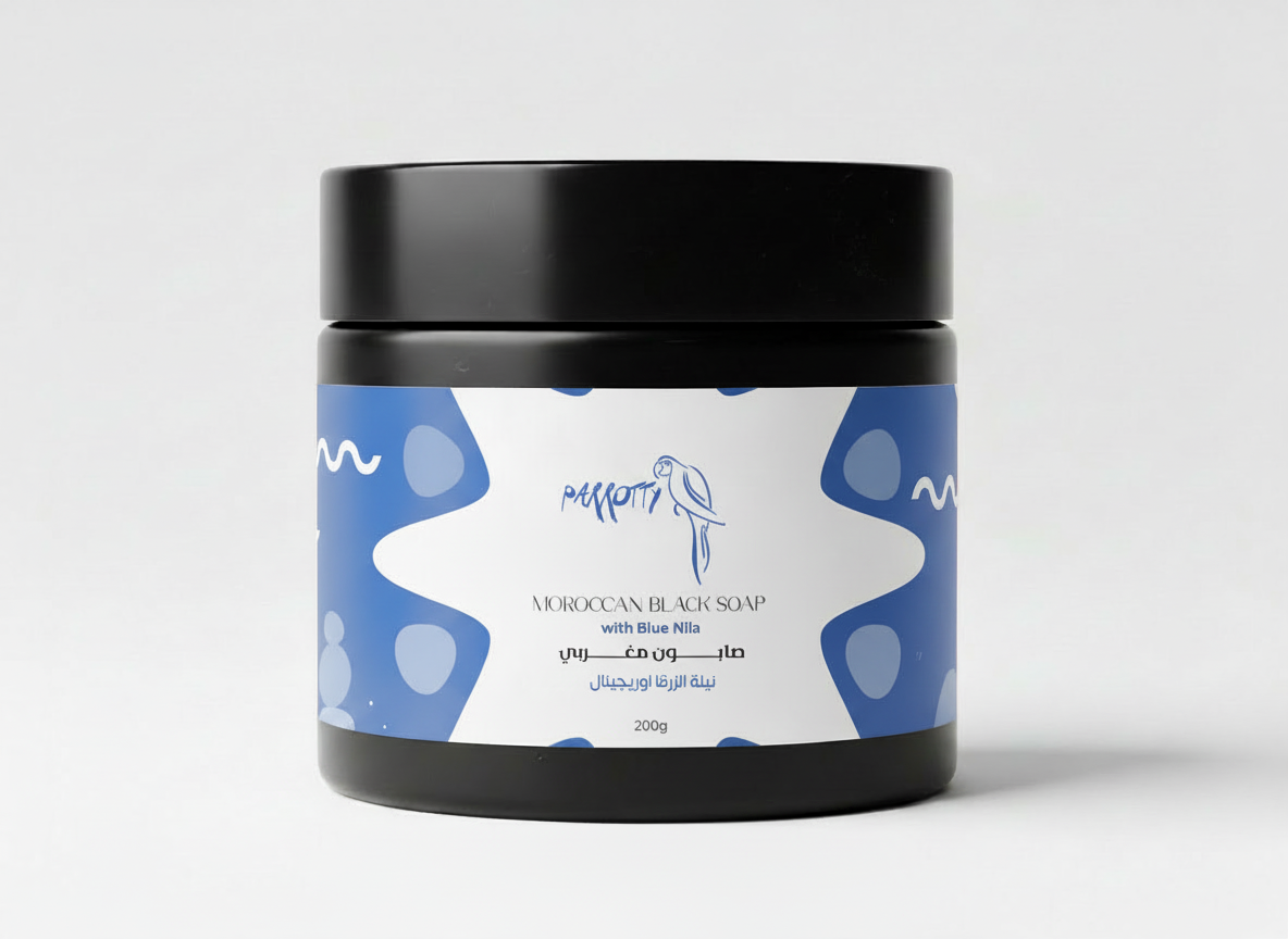 Black Soap With Blue Nila