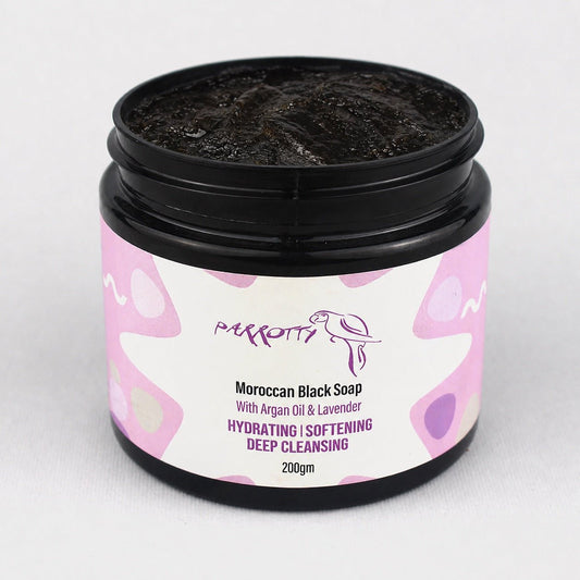 Black Soap With Argan Oil & Lavender - 200 g