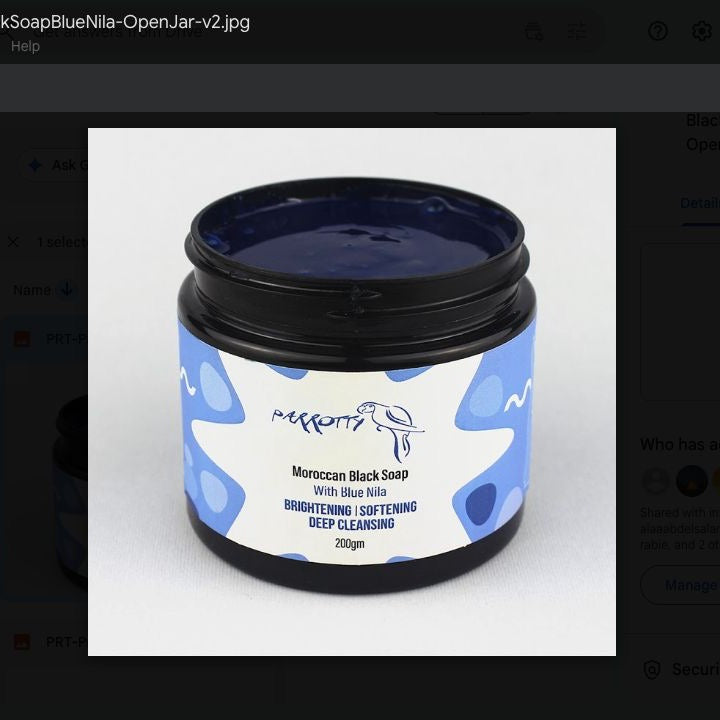Black Soap With Blue Nila
