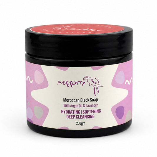 Black Soap With Argan Oil & Lavender - 200 g